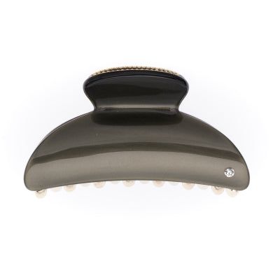 Hårklämma stor Mörk Taupe