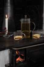 ERNST Glasmugg räfflad