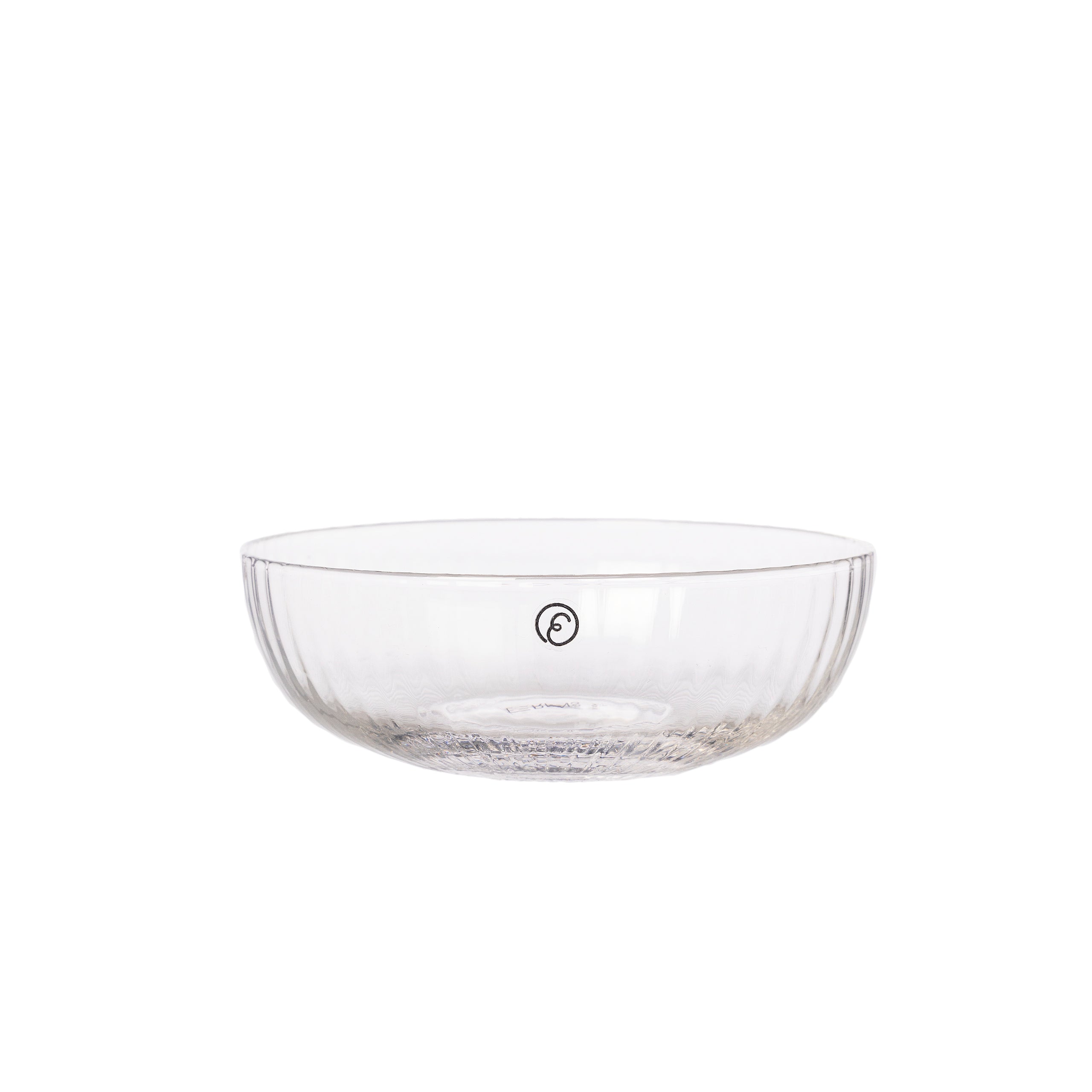 ERNST Glasskål räfflad