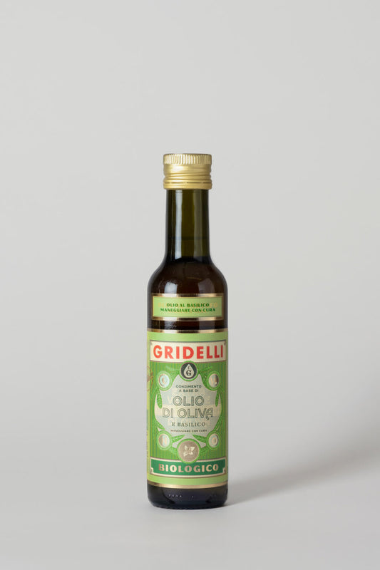 Olio di oliva basilico