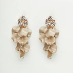 Leaf stone earrings
