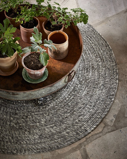 Matta Merino Rund Grå