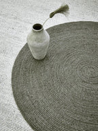 Matta Merino Rund Mörkgrön