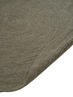 Matta Merino Rund Mörkgrön