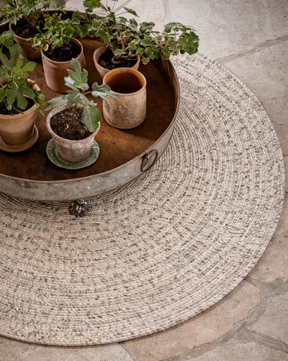 Matta Merino Rund Natural Beige