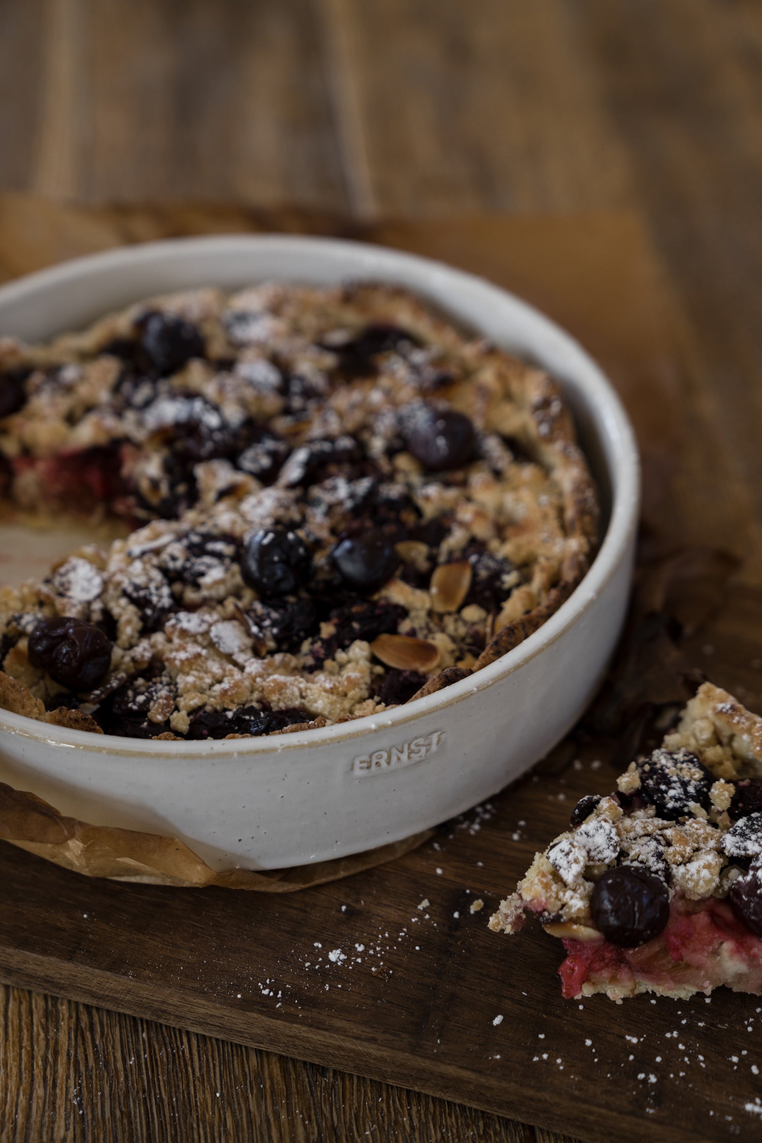 ERNST ugns/serveringsform naturvit