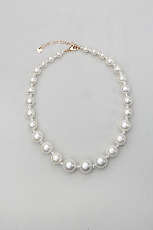 Bead Pearl Halsband