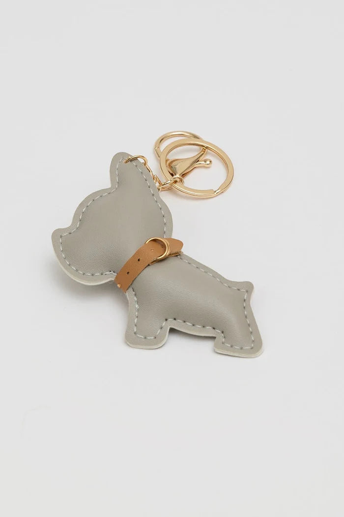 Charm bulldog light grey