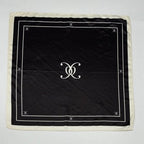 Elle silk scarf black