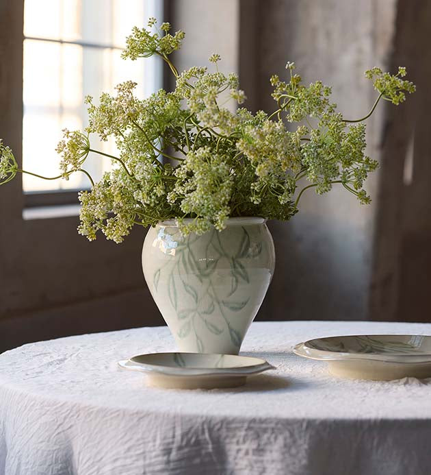 Flockblomma vit 70 cm